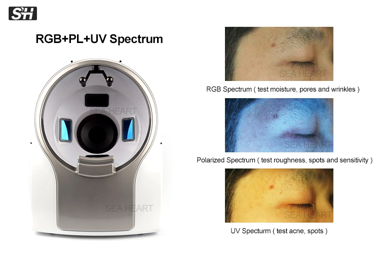 Imported Camera Skin Analyzer Machine with Three Spectrums