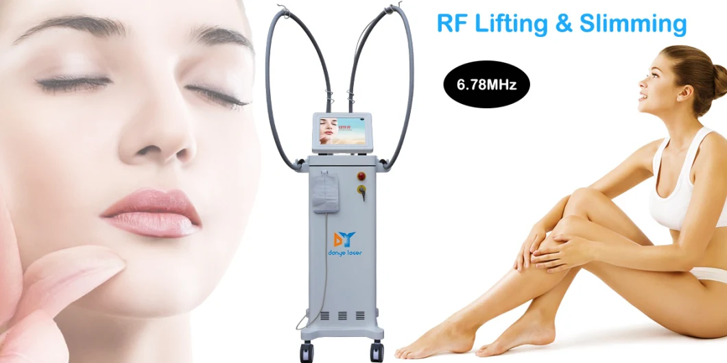 Newest Tech Cold Treatment Handle RF Thermal Radiofrequency Facial Skin Rejuvenation Face Lifting Wrinkle Removal Beauty Machine