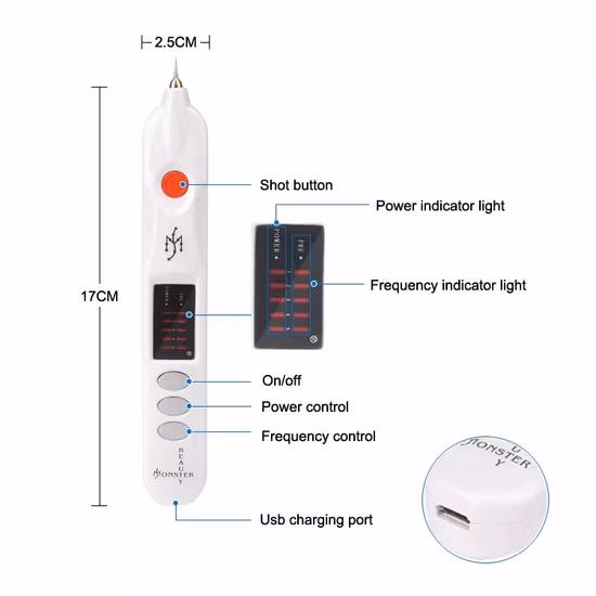 Stylo plasma professionnel de haute qualité pour enlever les taches de rousseur, les rides et les taupes