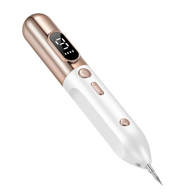 Stylo à taches de rousseur laser taupe, élimination des taches, 9 vitesses avec lumière