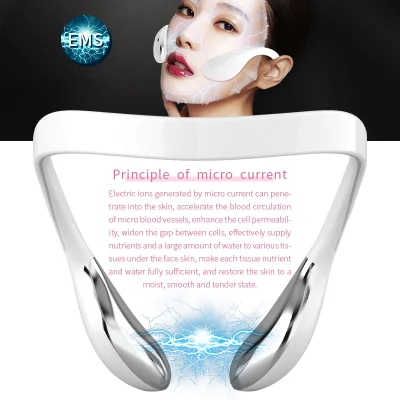 Équipement de beauté à usage domestique EMS dispositif de beauté Micro courant amincissant l'instrument facial mince Machine de Massage de levage de visage en forme de V