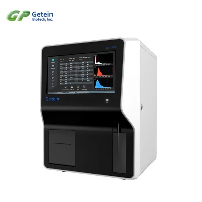 Analyseur d'hématologie automatique Getein Hot Sales BHA-3000 analyseur de sang automatisé de test sanguin différentiel en 3 parties pour l'examen et le test de l'hôpital Rdw-CV